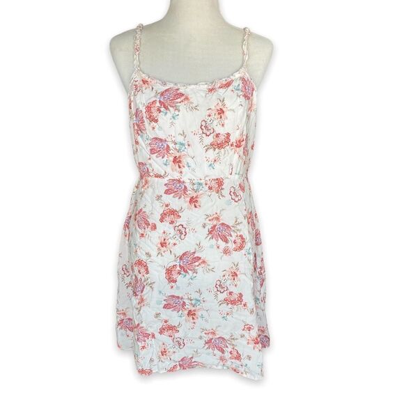 Summer Floral Bohemian Chic Cottagecore Midi Spring Sleeveless Sundress Dress - Picture 1 of 5